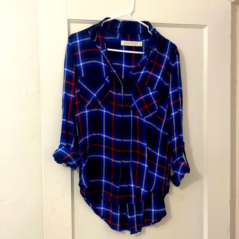 Size small women’s flannel, lightly worn